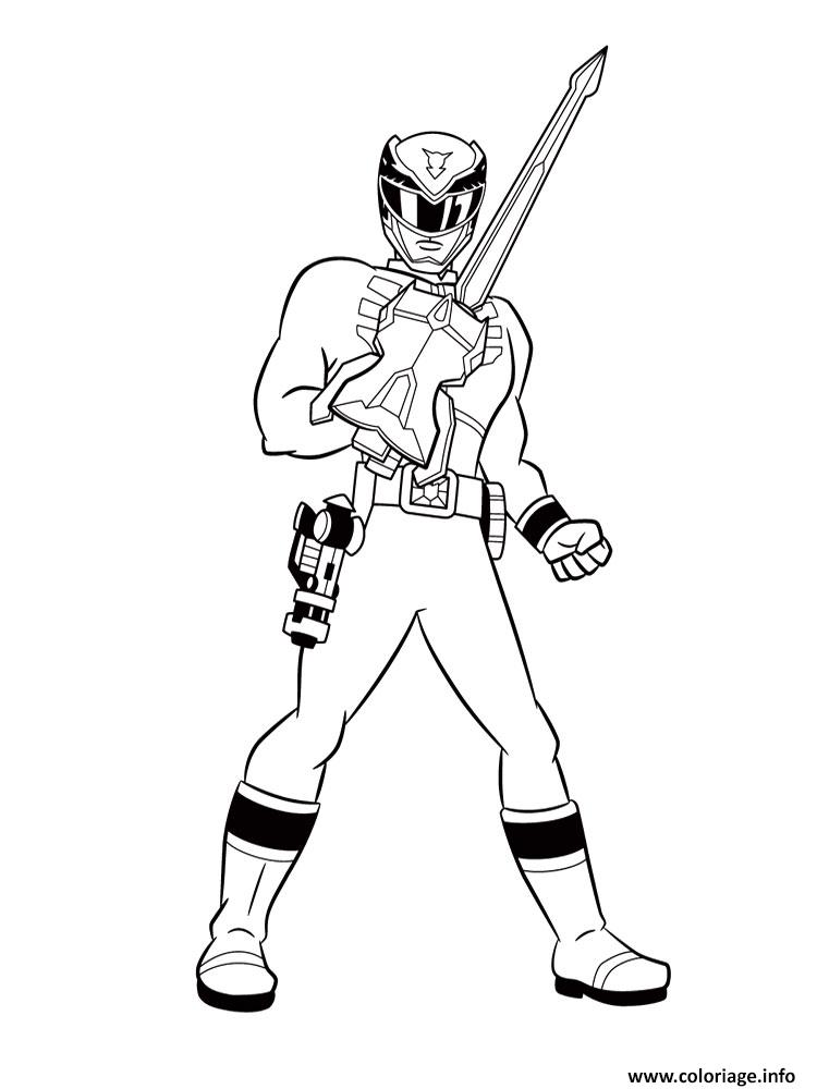 Coloriage A Imprimer Power Ranger