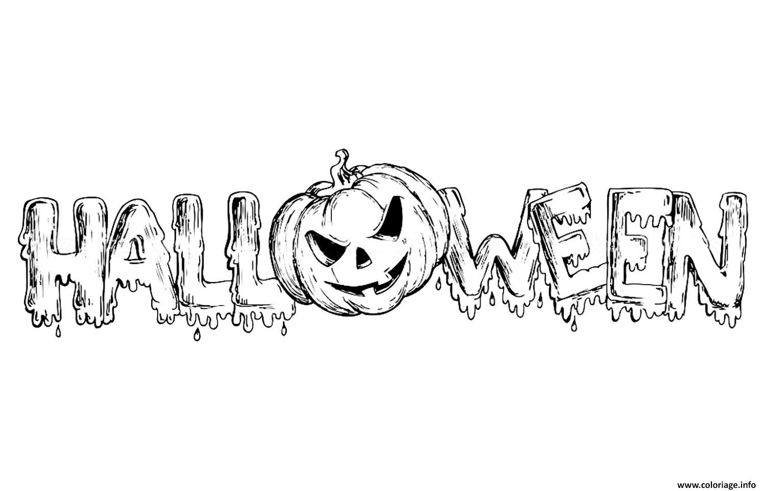 Coloriage Citrouille A Imprimer