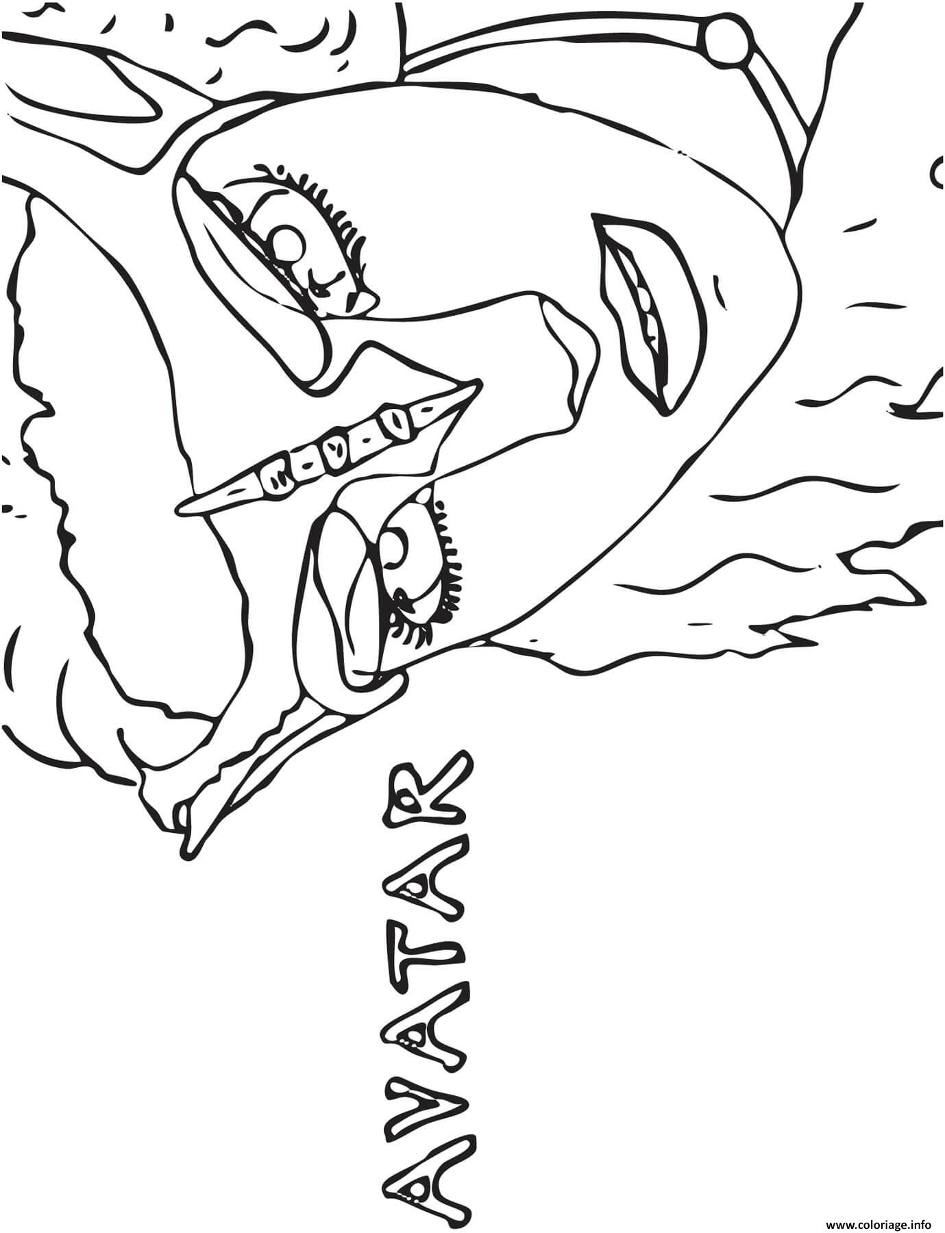 Dessin avatar poster logo film Coloriage Gratuit à Imprimer