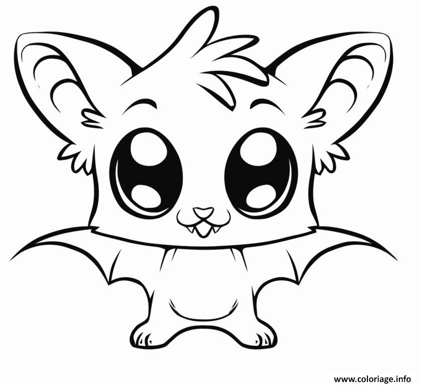 Coloriage De Chauve Souris A Imprimer