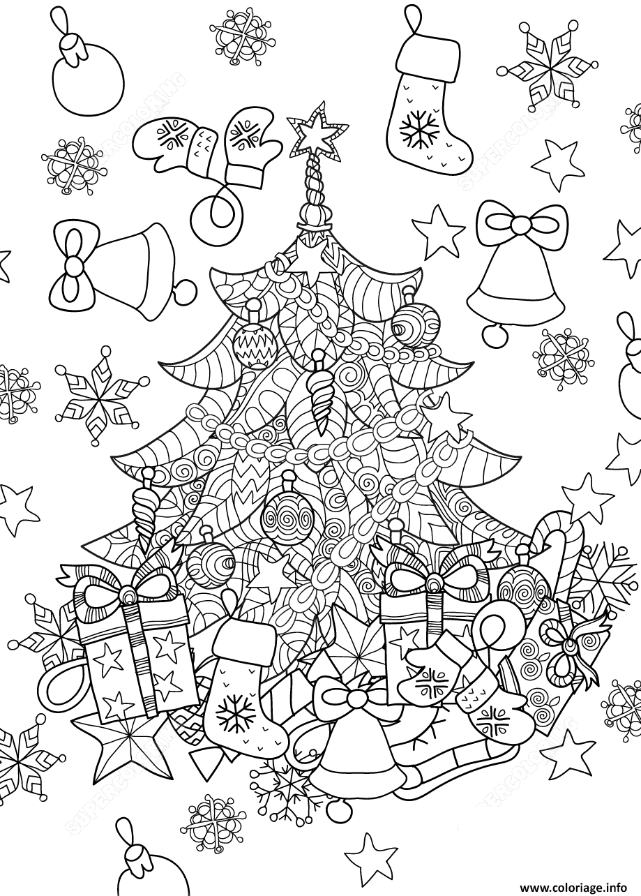 Coloriage Botte De Noel Gratuit