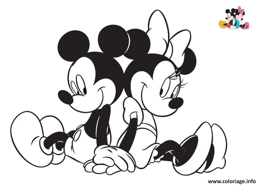 Minnie Coloriage A Imprimer Gratuit