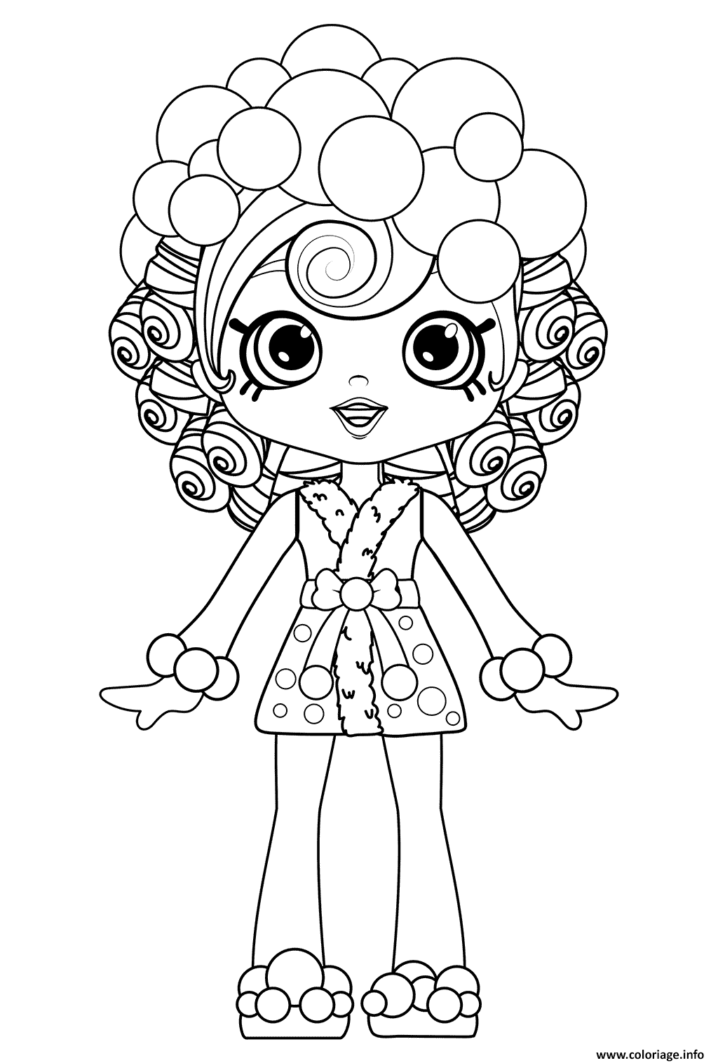 Dessin Bubbleisha Coloriage Gratuit à Imprimer