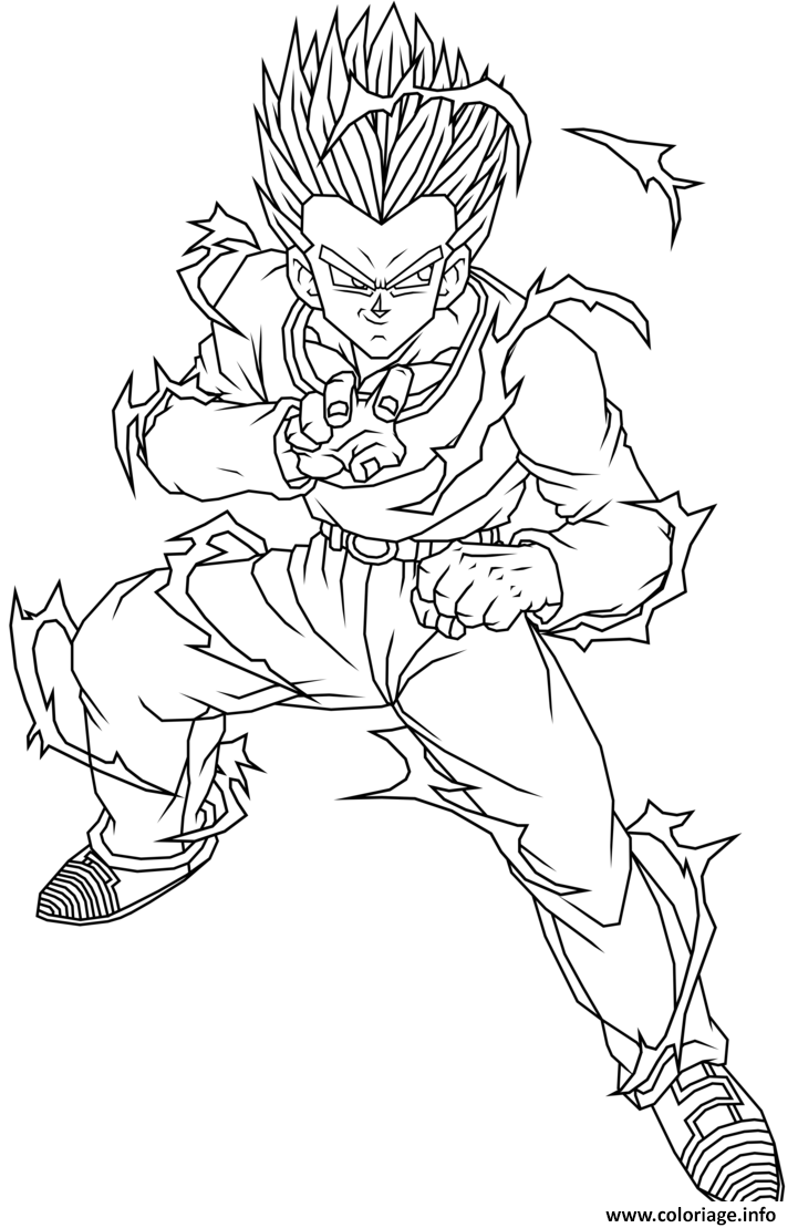 Dessin yamcha toru furuya dragon ball z Coloriage Gratuit à Imprimer