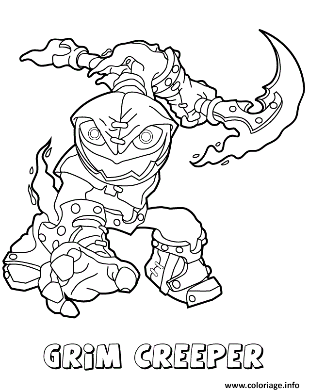 Coloriage Skylanders A Imprimer Gratuit