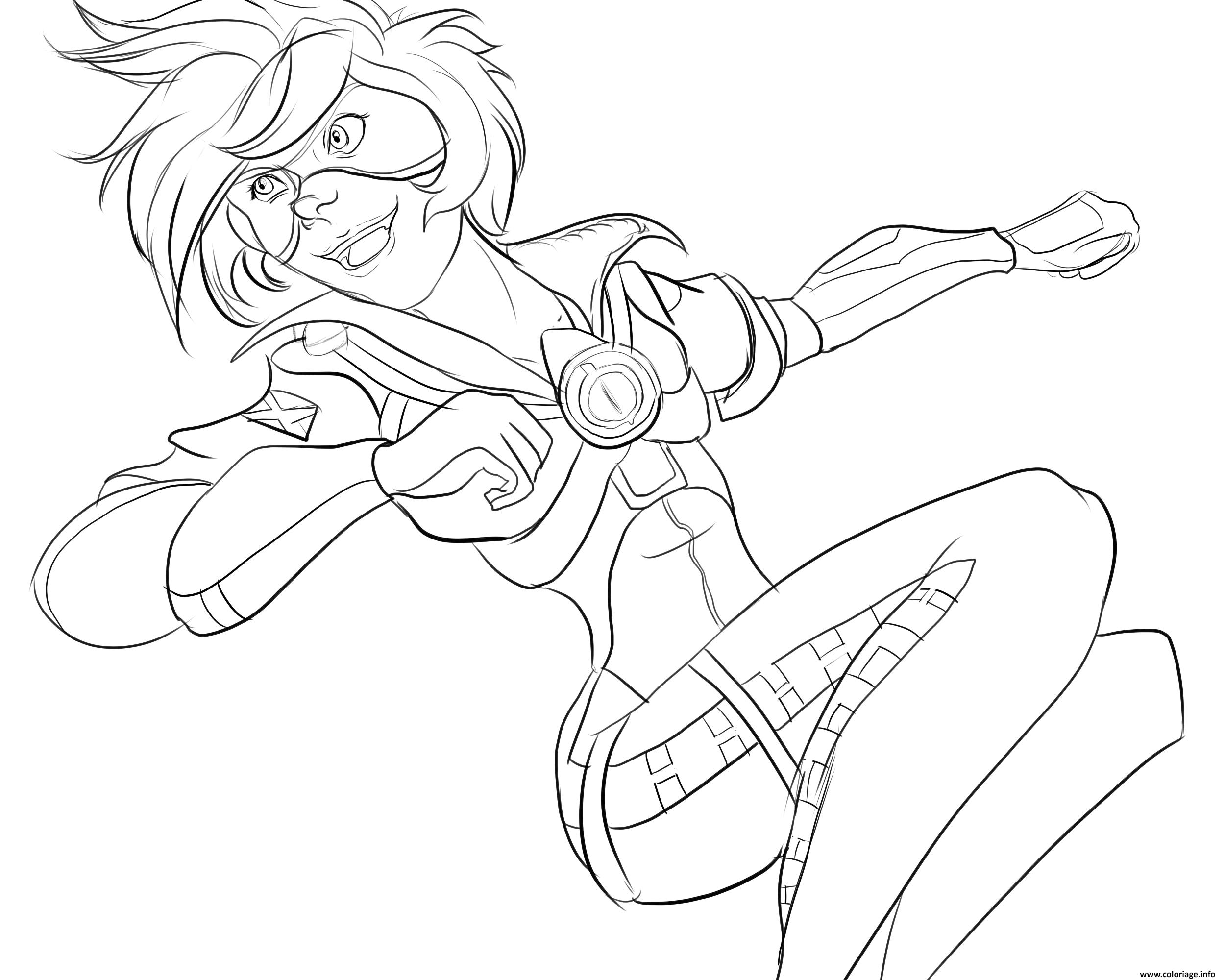 Download Coloriage Overwatch Tracer Line By Fayed Dessin Overwatch à imprimer