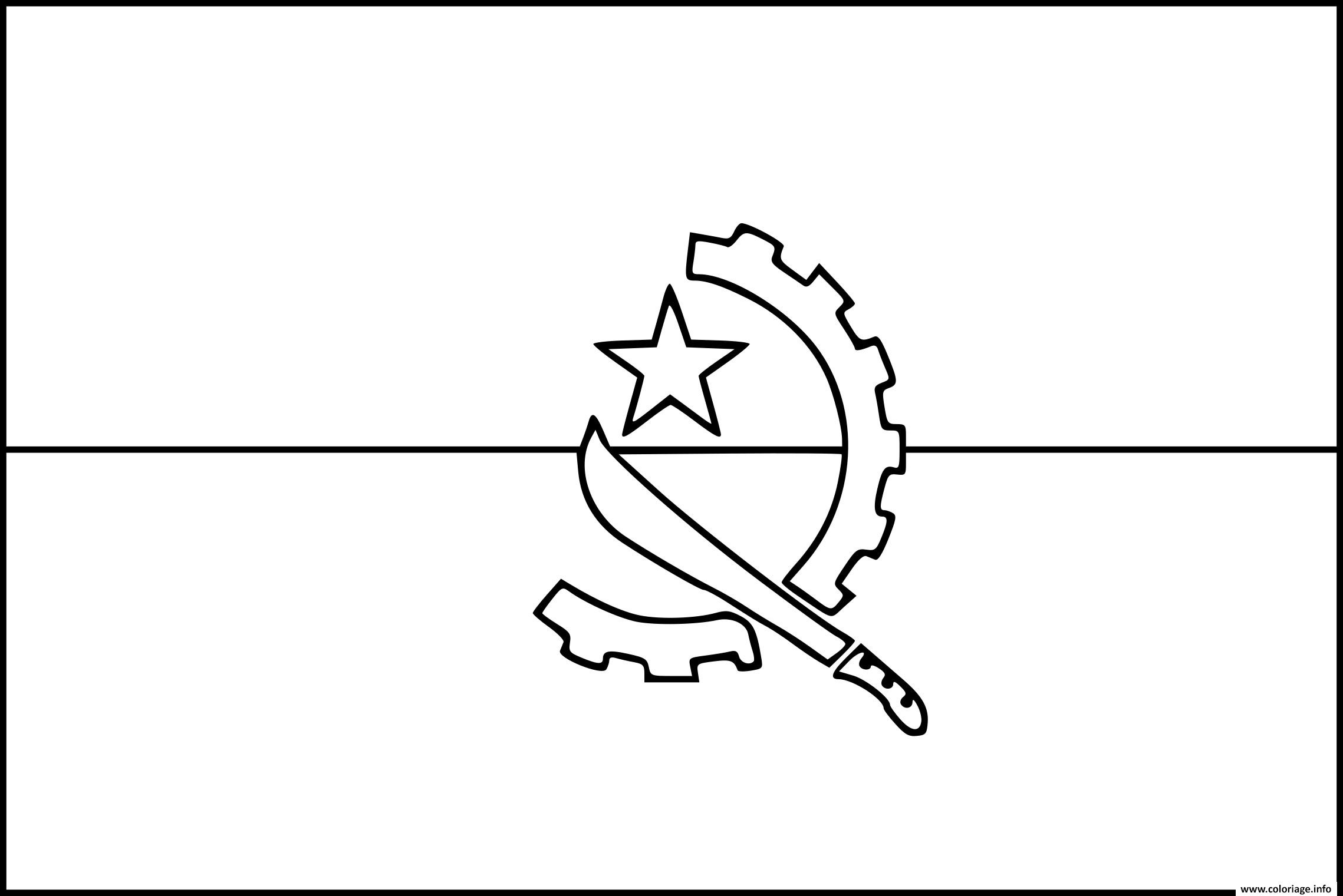 Coloriage Drapeau A Imprimer