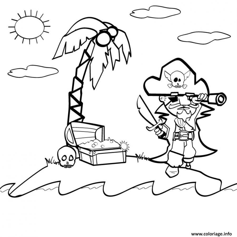 Coloriage Bateau Pirate En Ligne
