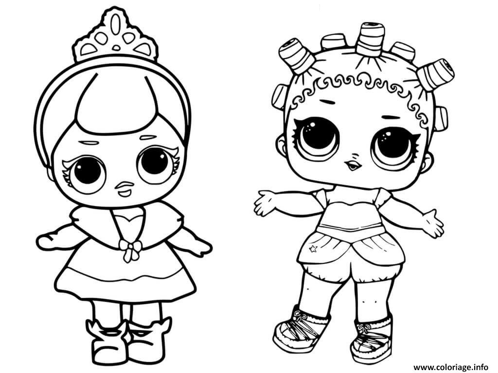 Coloriage Lol Dolls Cute Baby Princess Dessin à Imprimer