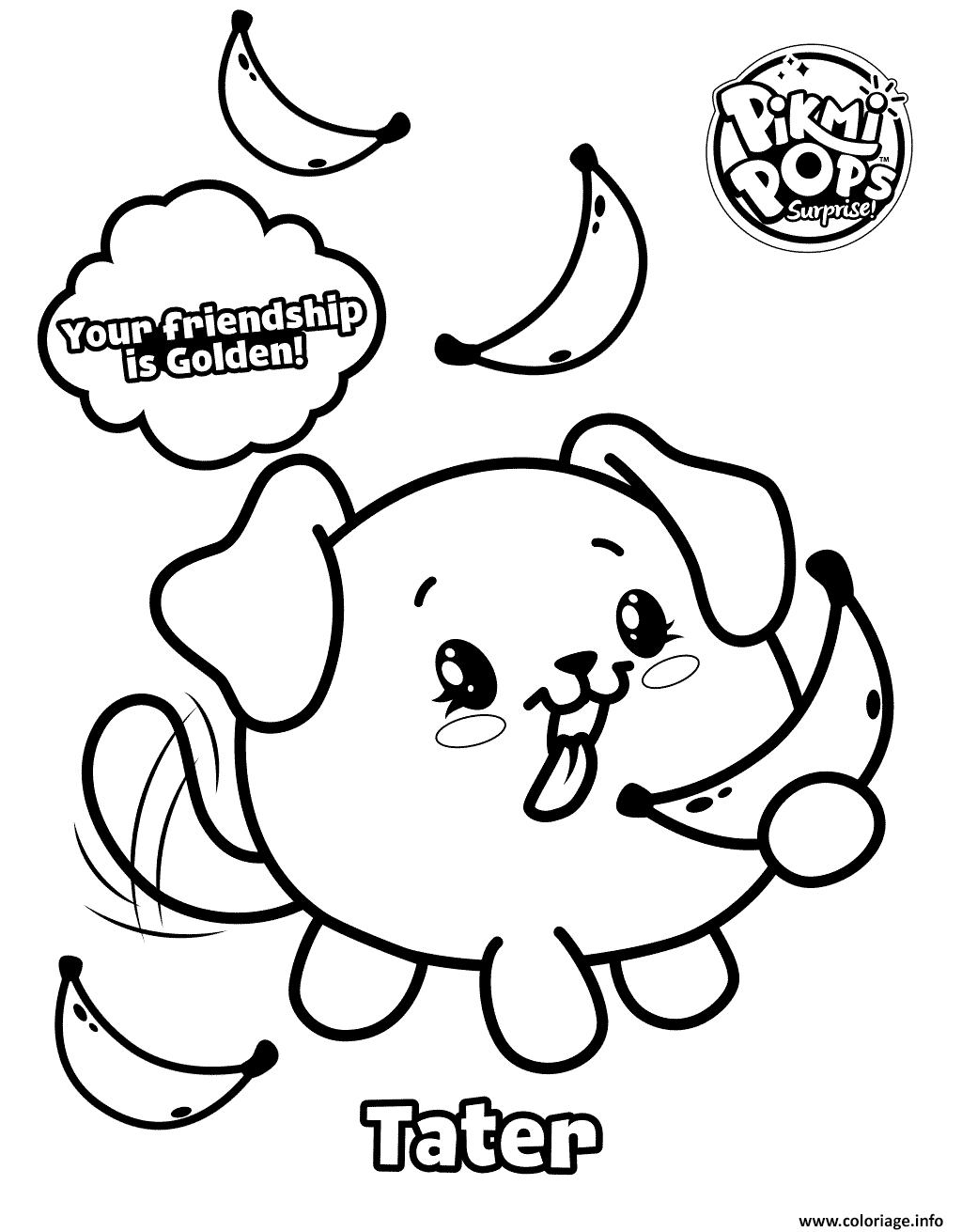 Dessin Pikmi Pops Moose Toys Coloriage Gratuit à Imprimer