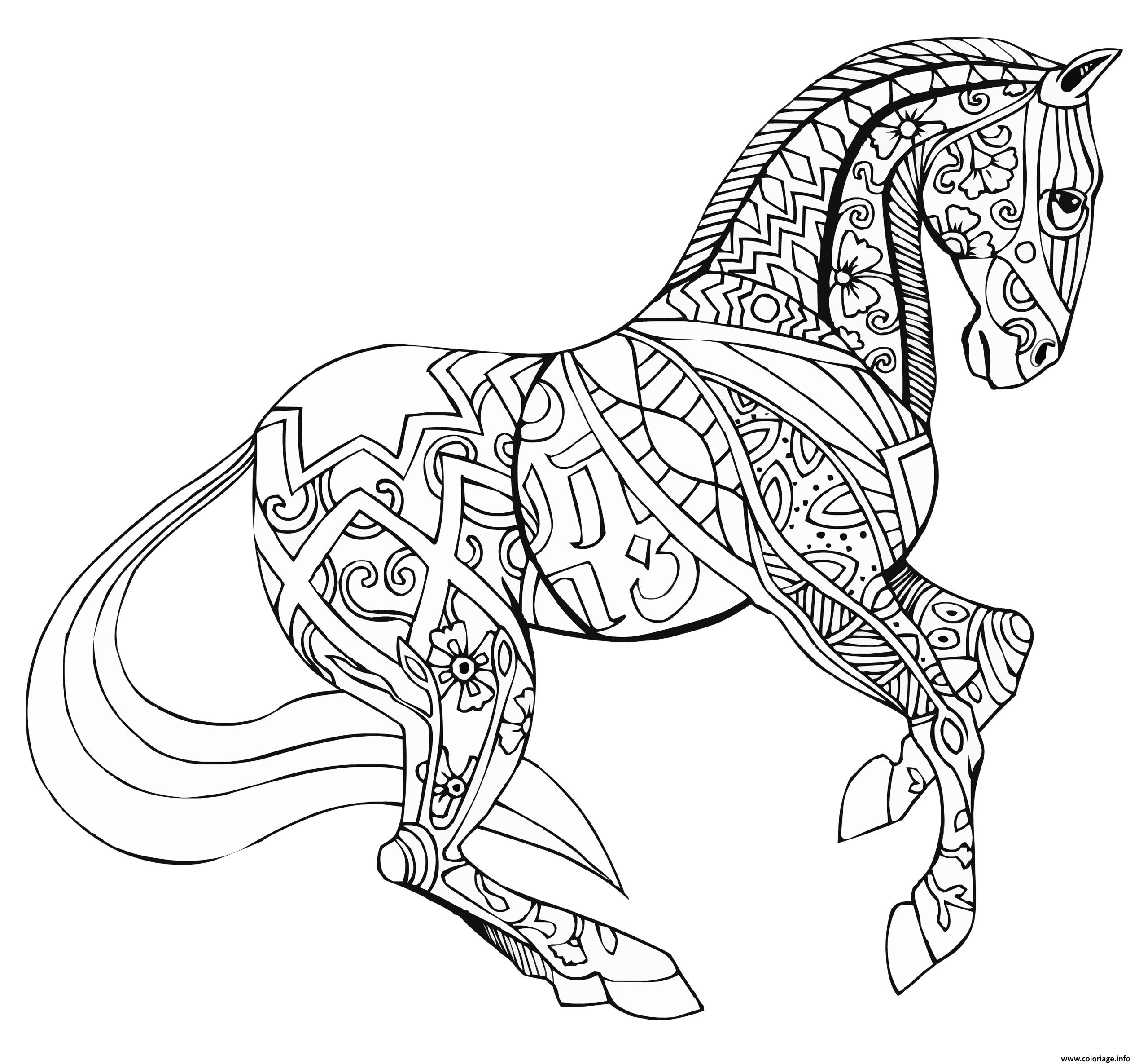 Cheval Coloriage En Ligne