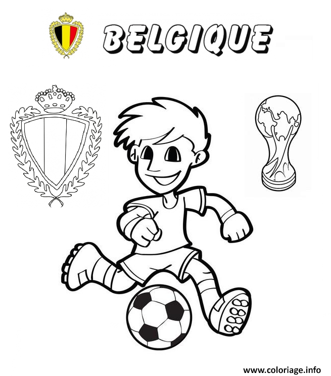 Coloriage De Foot Imprimer