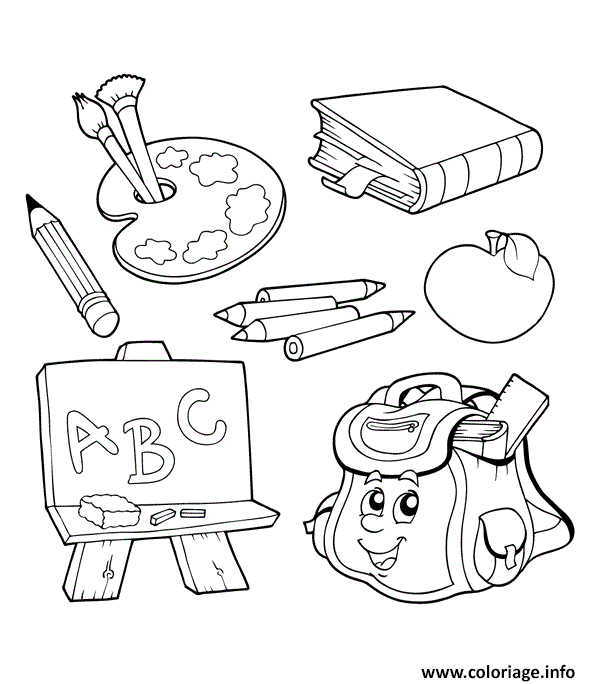 Coloriage A Imprimer Ecole