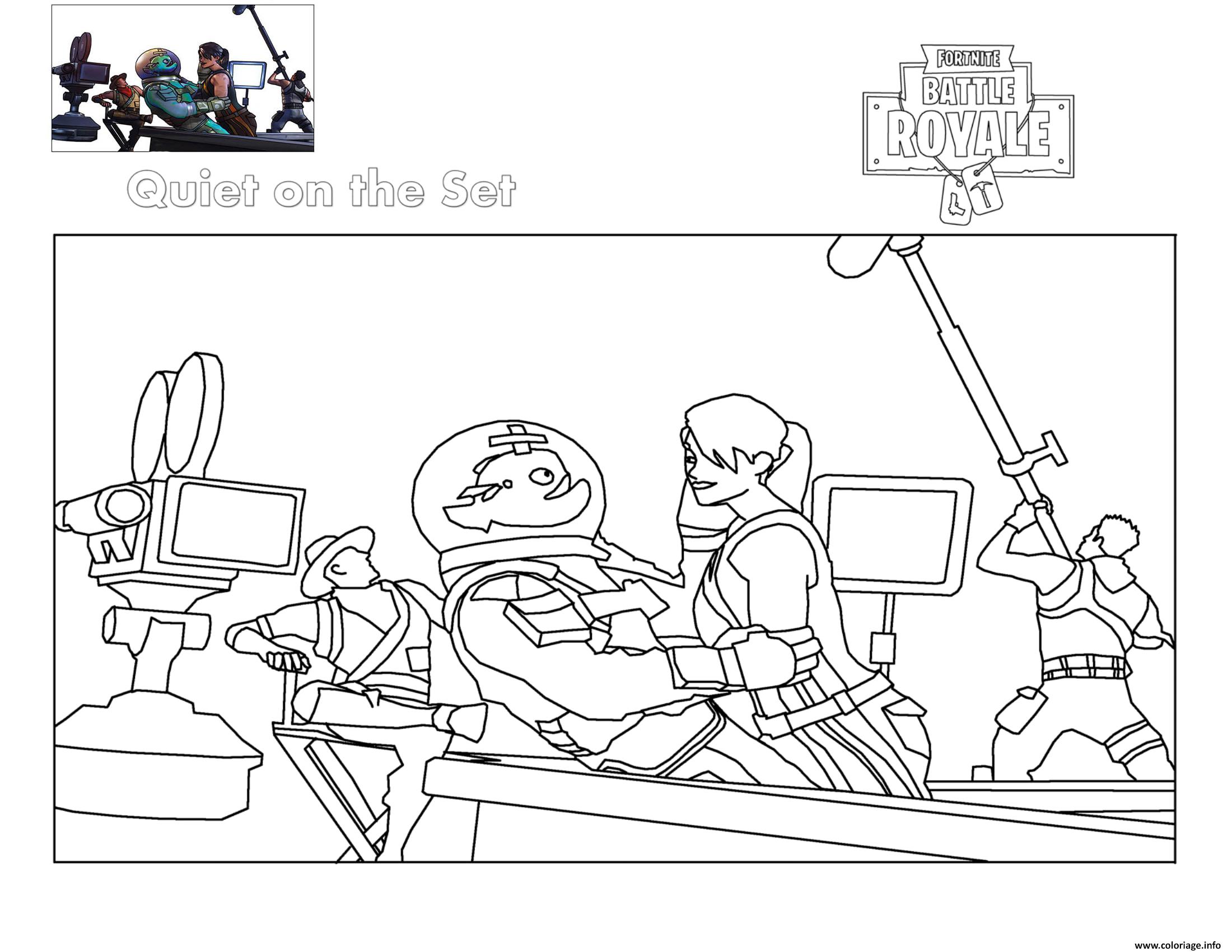 Coloriage De Fortnite A Imprimer