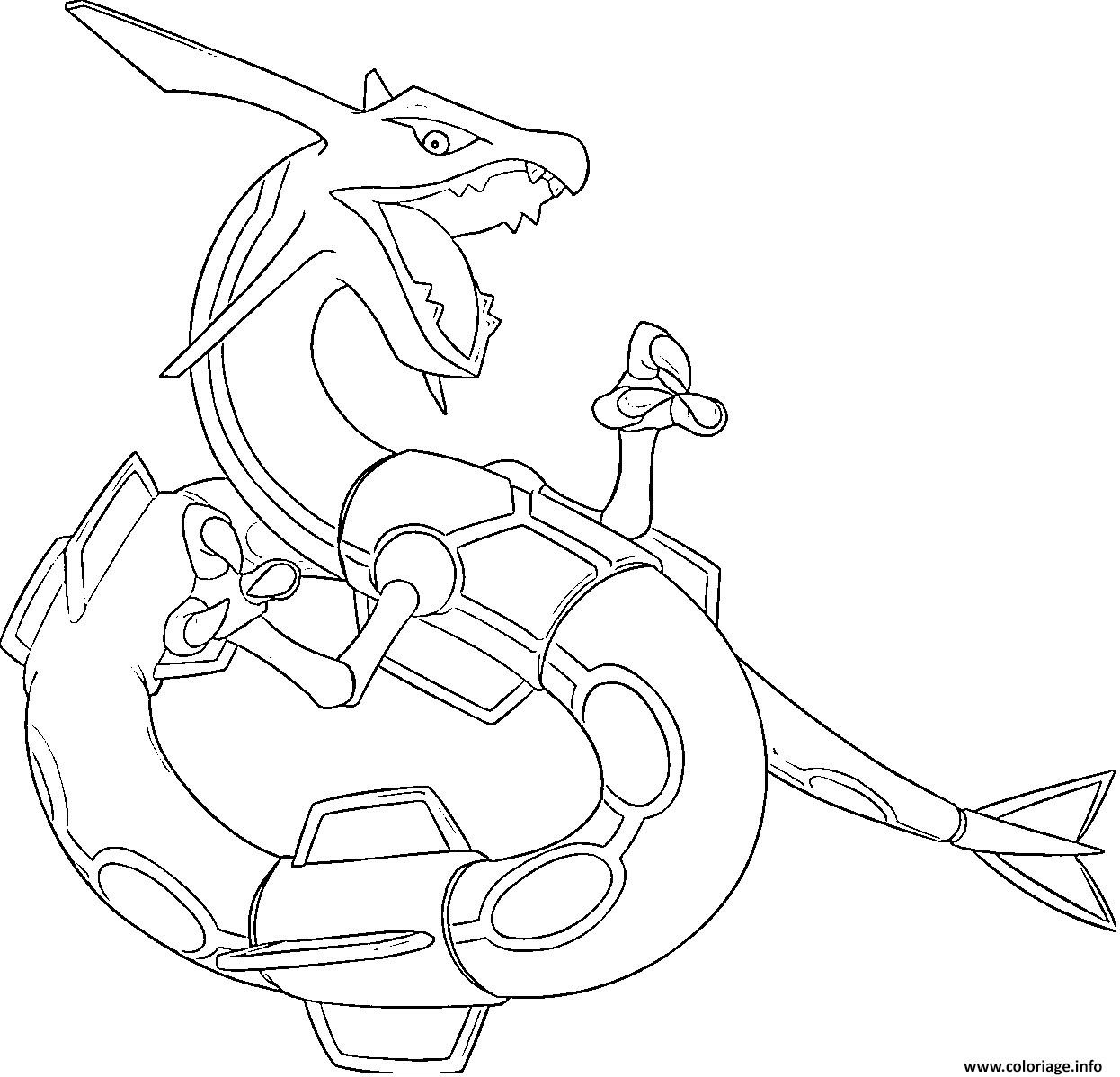 Pokemon Rayquaza Coloring Page Pokemon Rayquaza Coloring Pages At ...