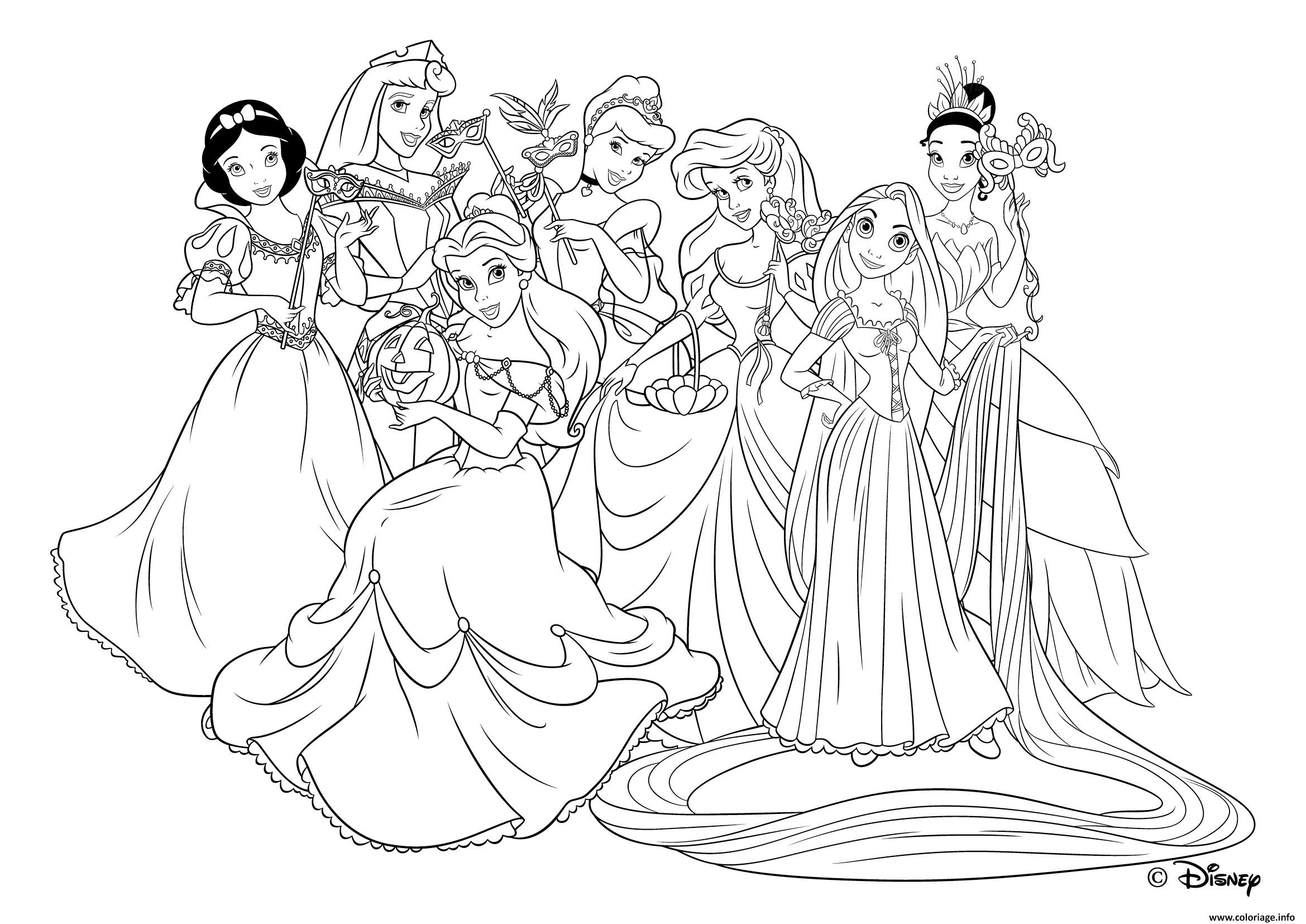 Princesse Disney Coloriage Raiponce