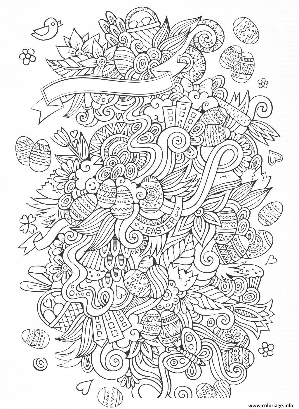 Dessin wt2 paques dessin complexe par olga kostenko Coloriage Gratuit à Imprimer