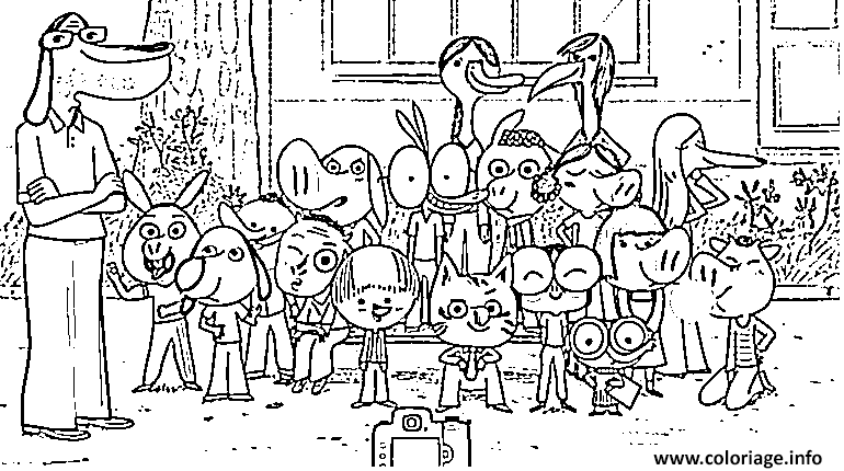 Coloriage A Imprimer Ariol