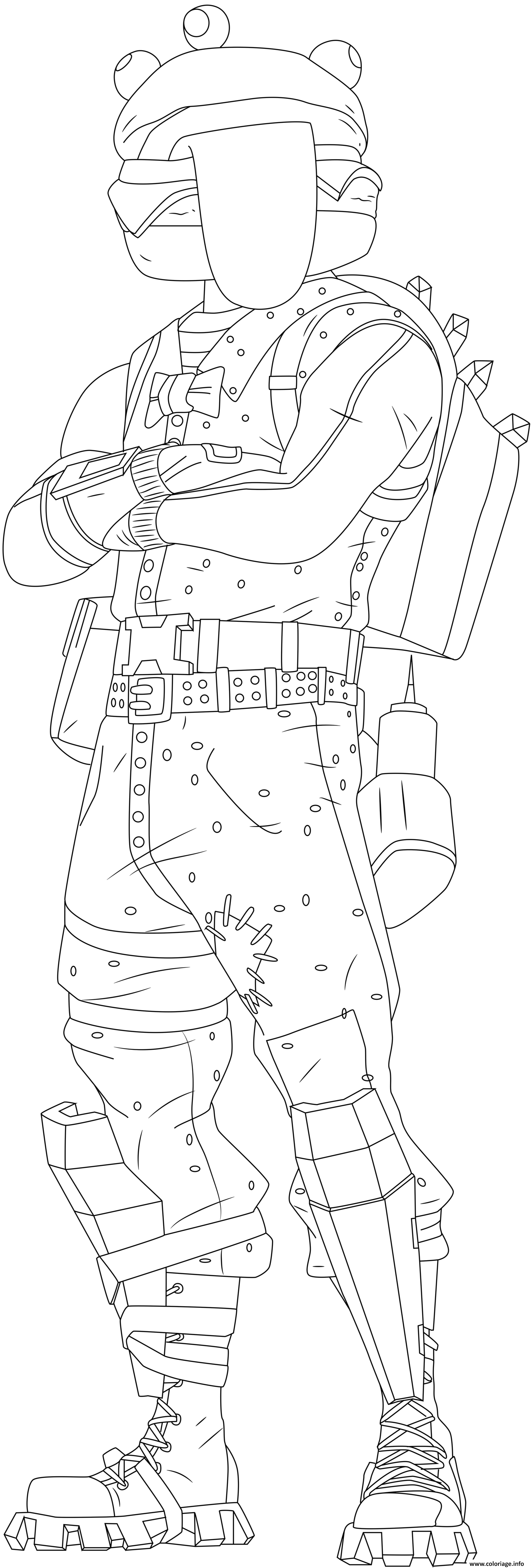 Coloriage Beef Boss Fortnite Skin Hd Dessin Fortnite à imprimer