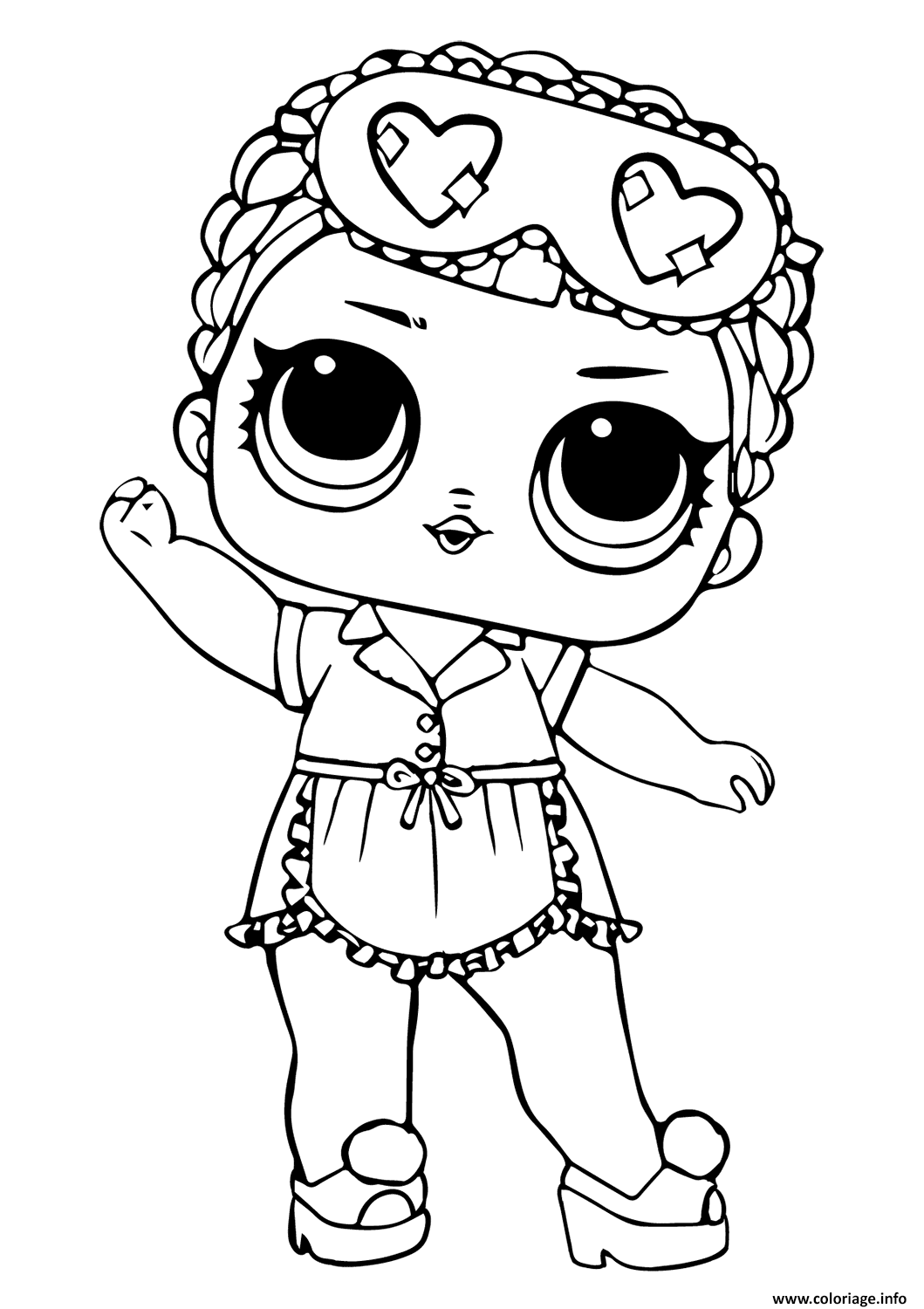 Dessin lol doll sleeping bb Coloriage Gratuit à Imprimer