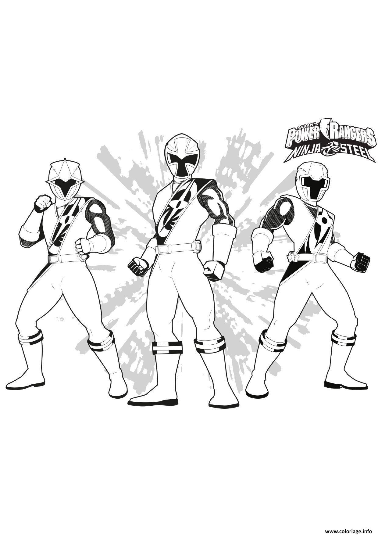 Dessin Les Rangers Coloriage Gratuit à Imprimer