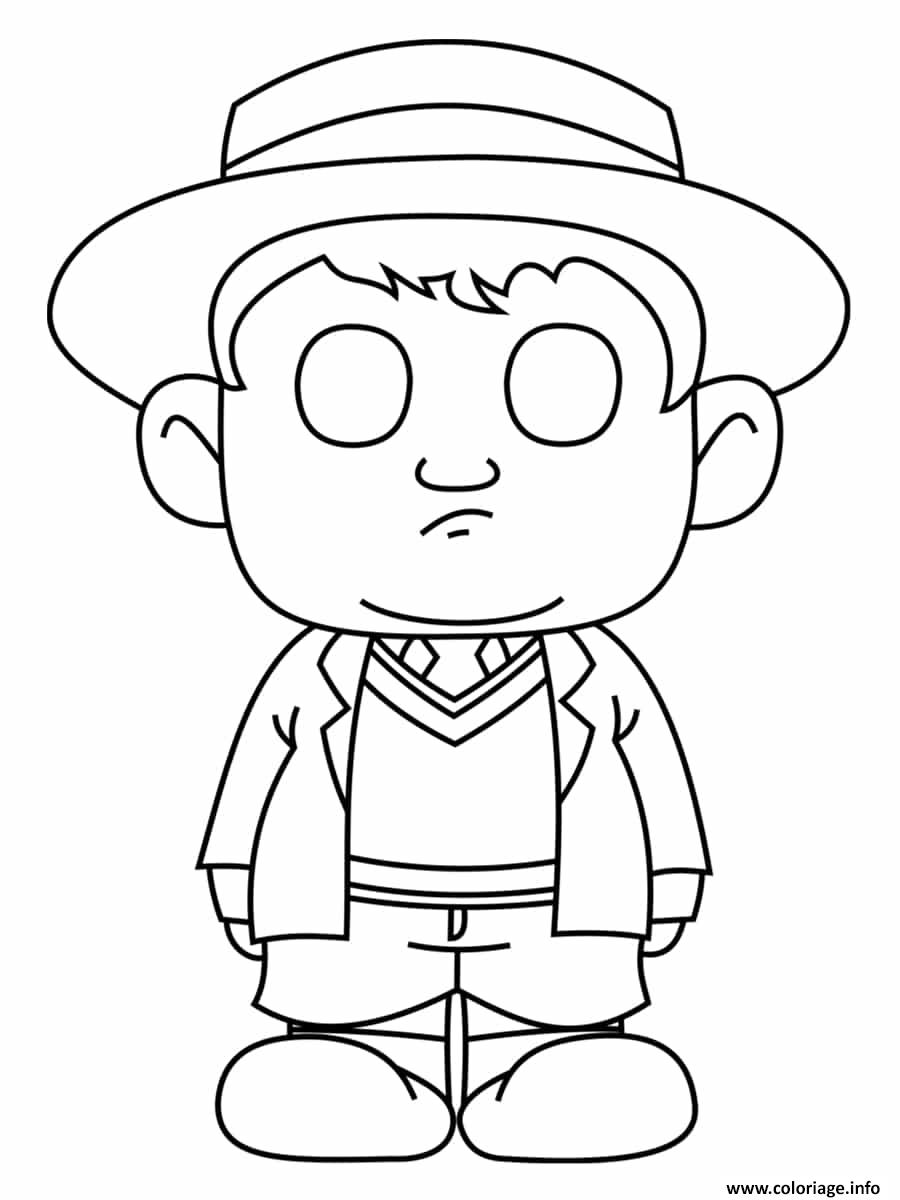 Dessin Dudley Dursley Funko Pop Coloriage Gratuit à Imprimer