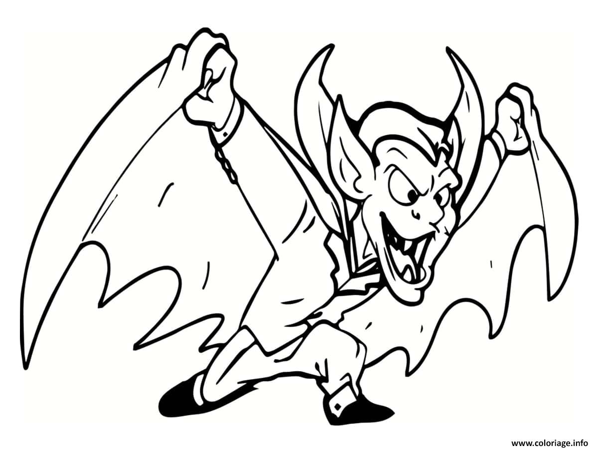 Coloriage A Imprimer Vampire