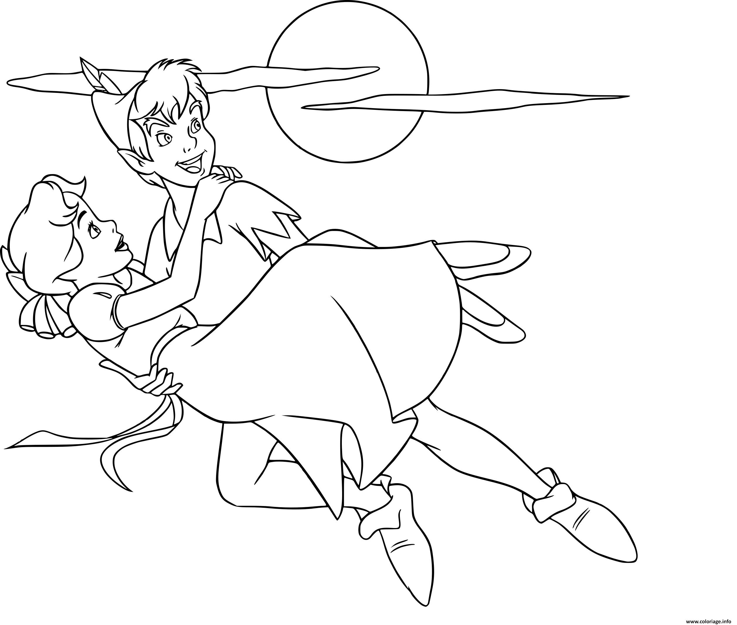 Coloriage A Imprimer Peter Pan