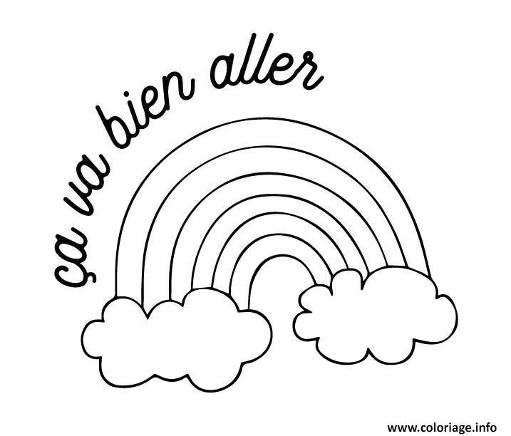 Coloriage De Arc En Ciel