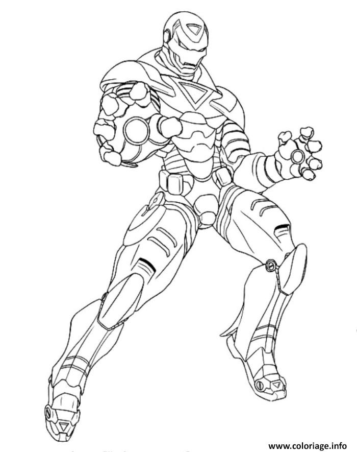 Download Coloriage Avengers Iron Man dessin