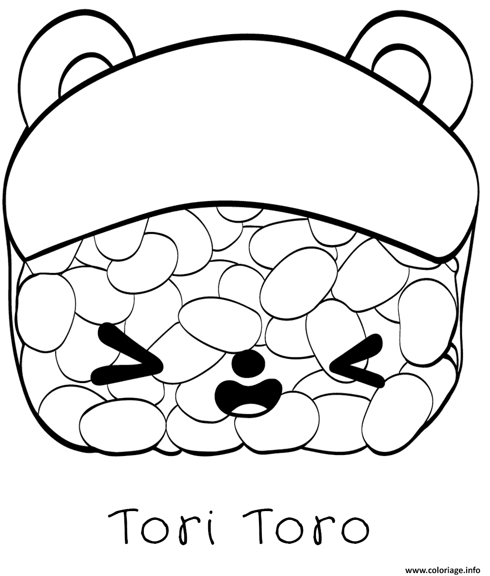 Coloriage Tori Toro Sushi Num Noms Coloring Sheets Dessin à Imprimer