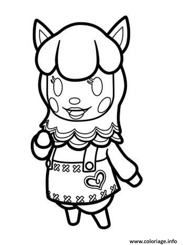 Dessin animal crossing 2 Coloriage Gratuit à Imprimer