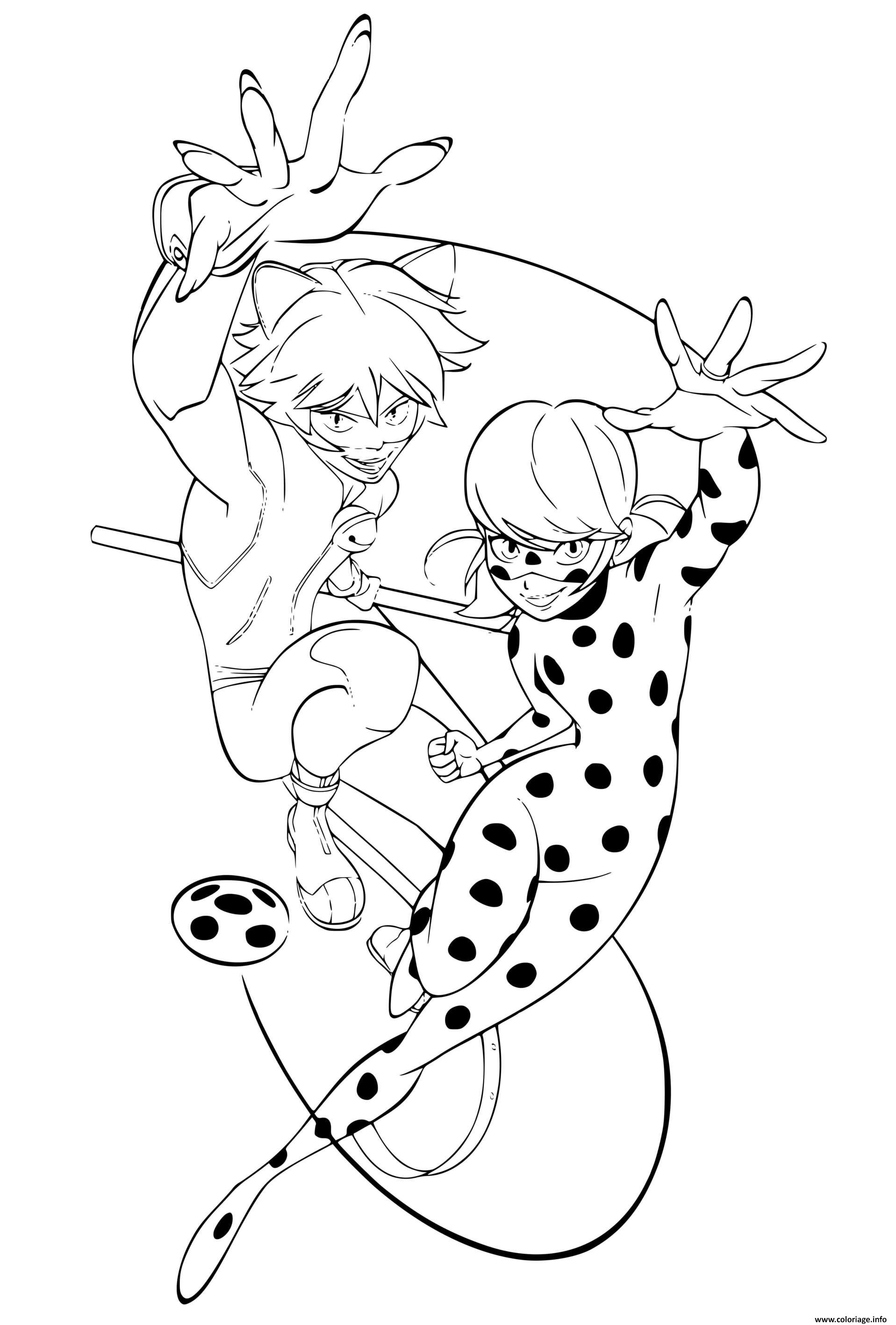 Coloriage Miraculous Les Heros