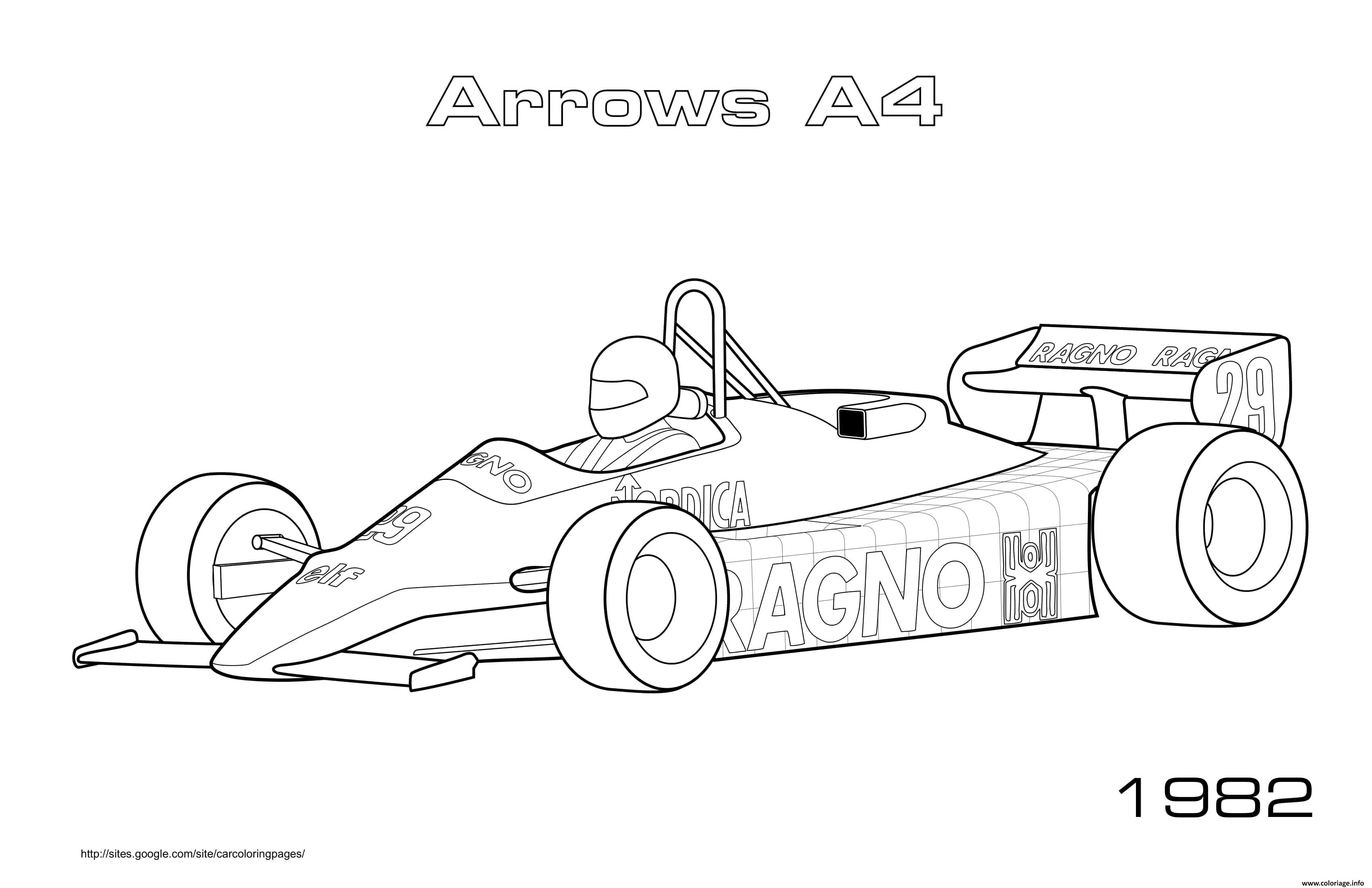 Dessin Arrows A4 1982 Coloriage Gratuit à Imprimer