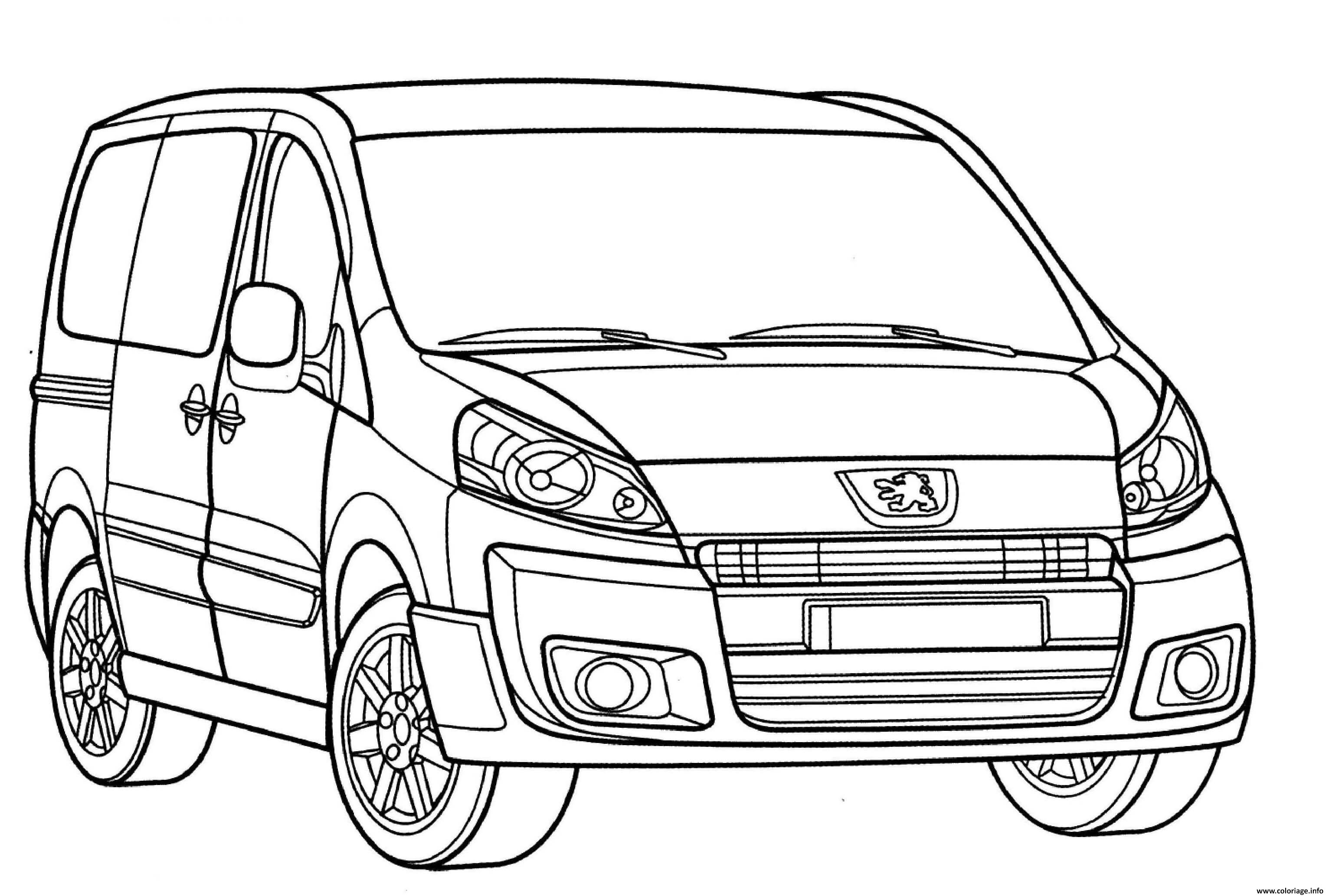 Dessin Peugeot Expert Coloriage Gratuit à Imprimer