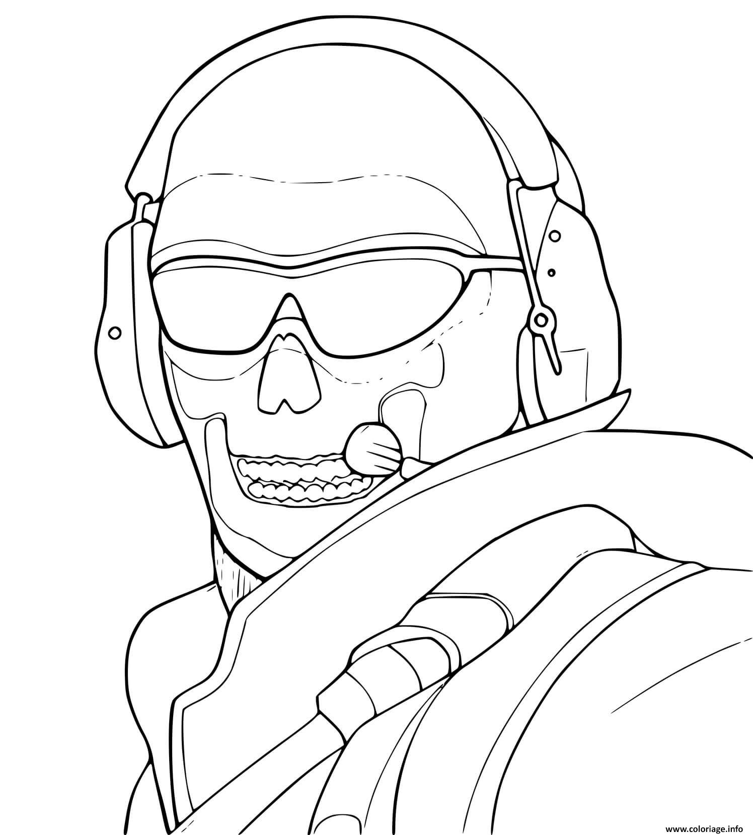 Dessin call of duty black ops 4 Coloriage Gratuit à Imprimer