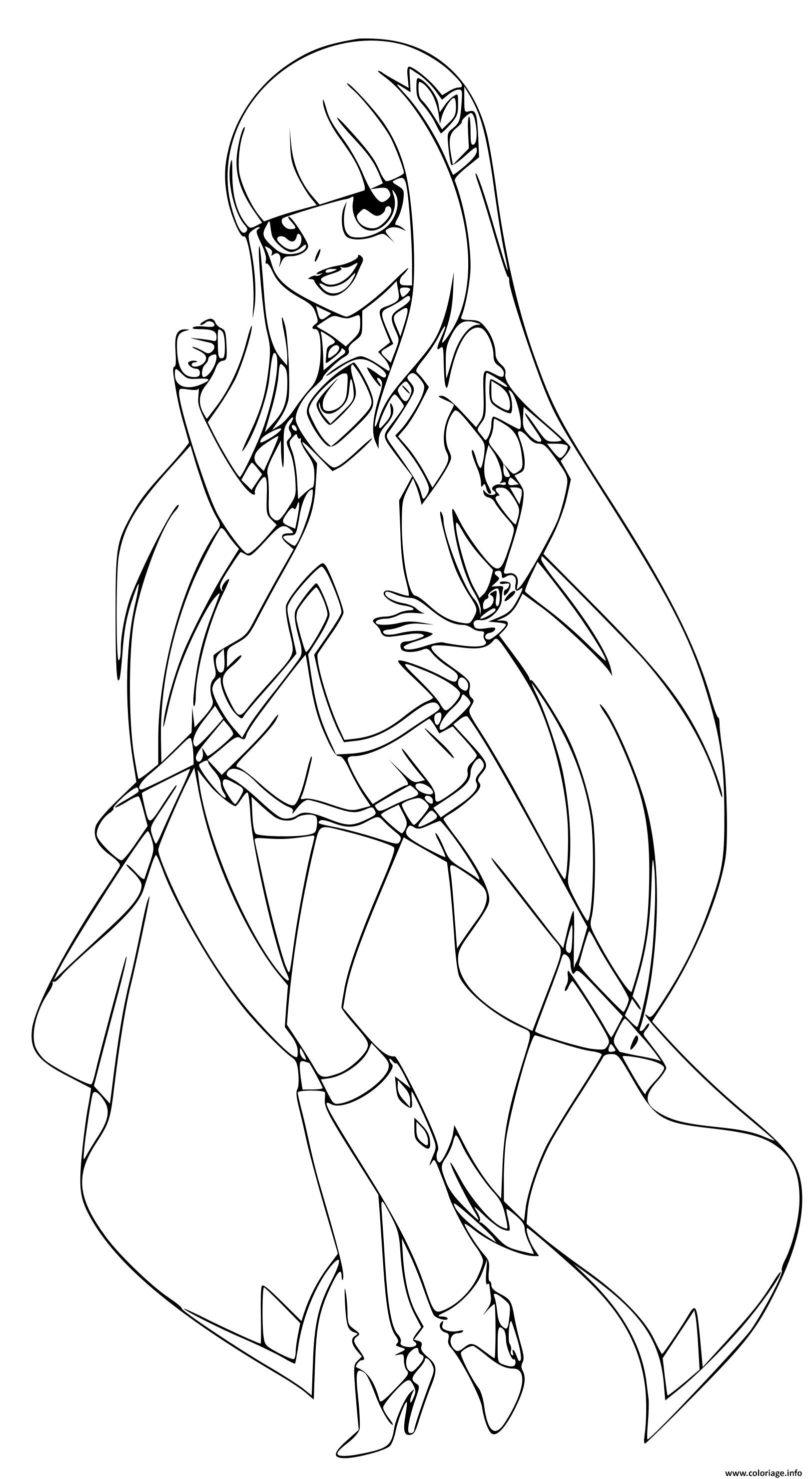 Lolirock Coloring Rining Coloring Pages