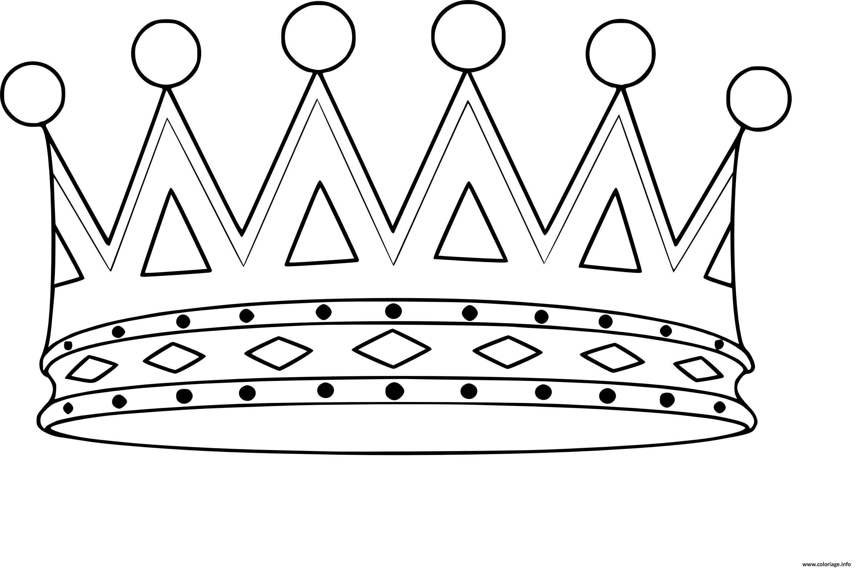 Coloriage couronne ps maternelle  JeColorie.com