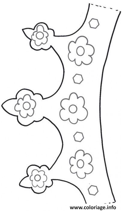 Dessin couronne princesse Coloriage Gratuit à Imprimer