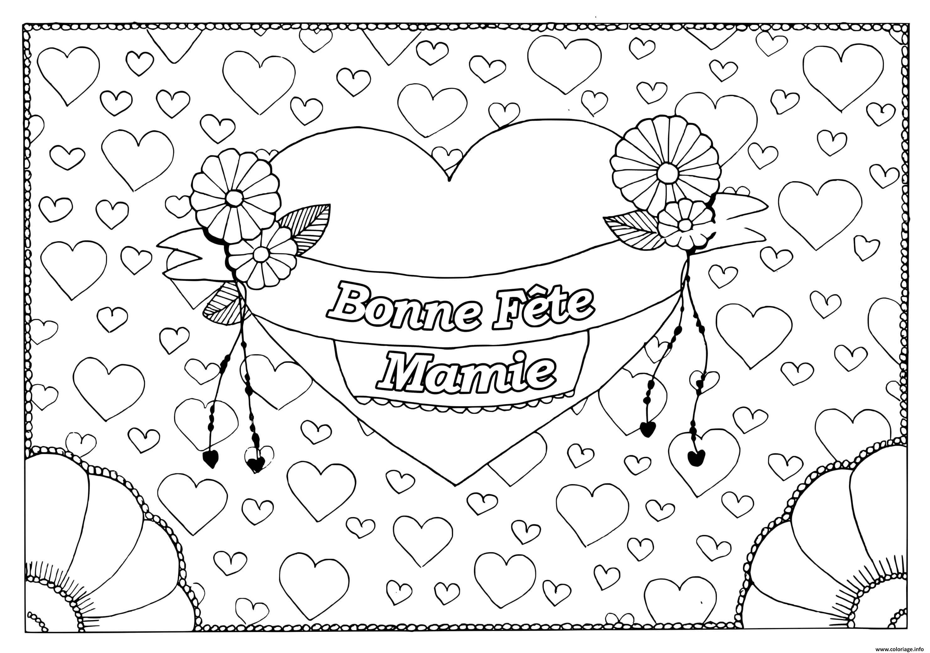 Decimale Lacrime Interfaccia Bonne Fete Mamie A Imprimer Sono Assetato 