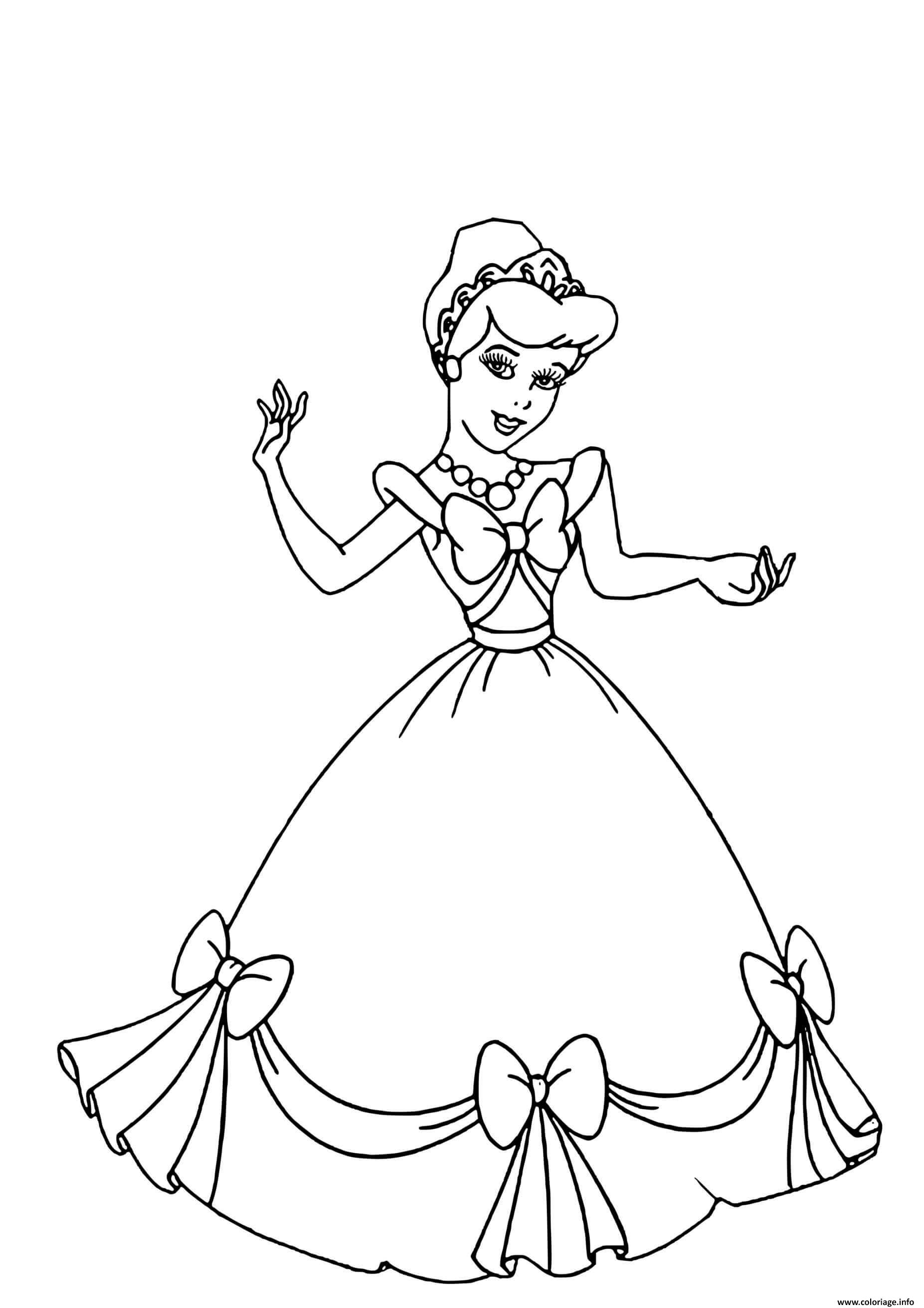 Coloriage Princesse Aurore Quand Elle Etait Une Petite Fille Dessin