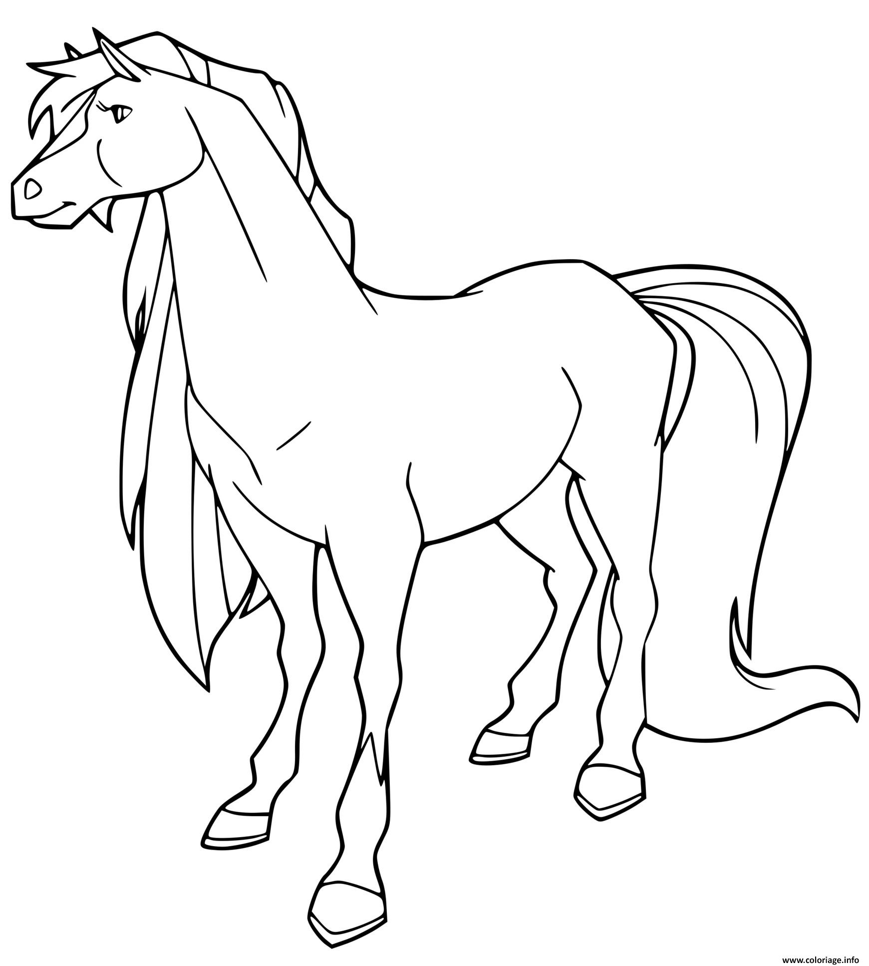 Dessin tango cheval de fred horseland Coloriage Gratuit à Imprimer