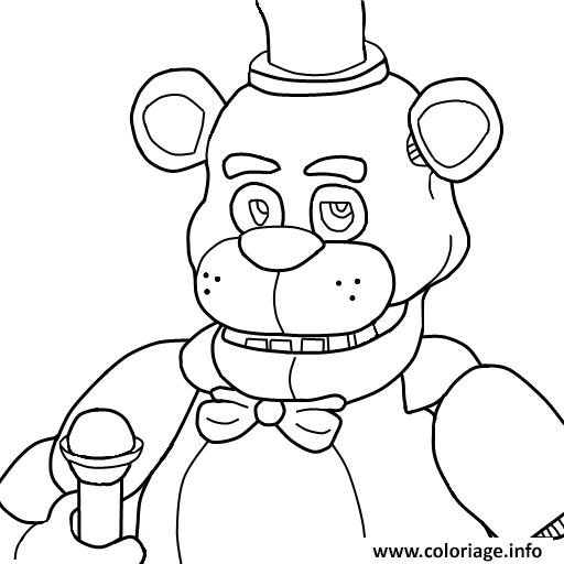 Dessin five nights at freddys fnaf coloring pages Coloriage Gratuit à Imprimer