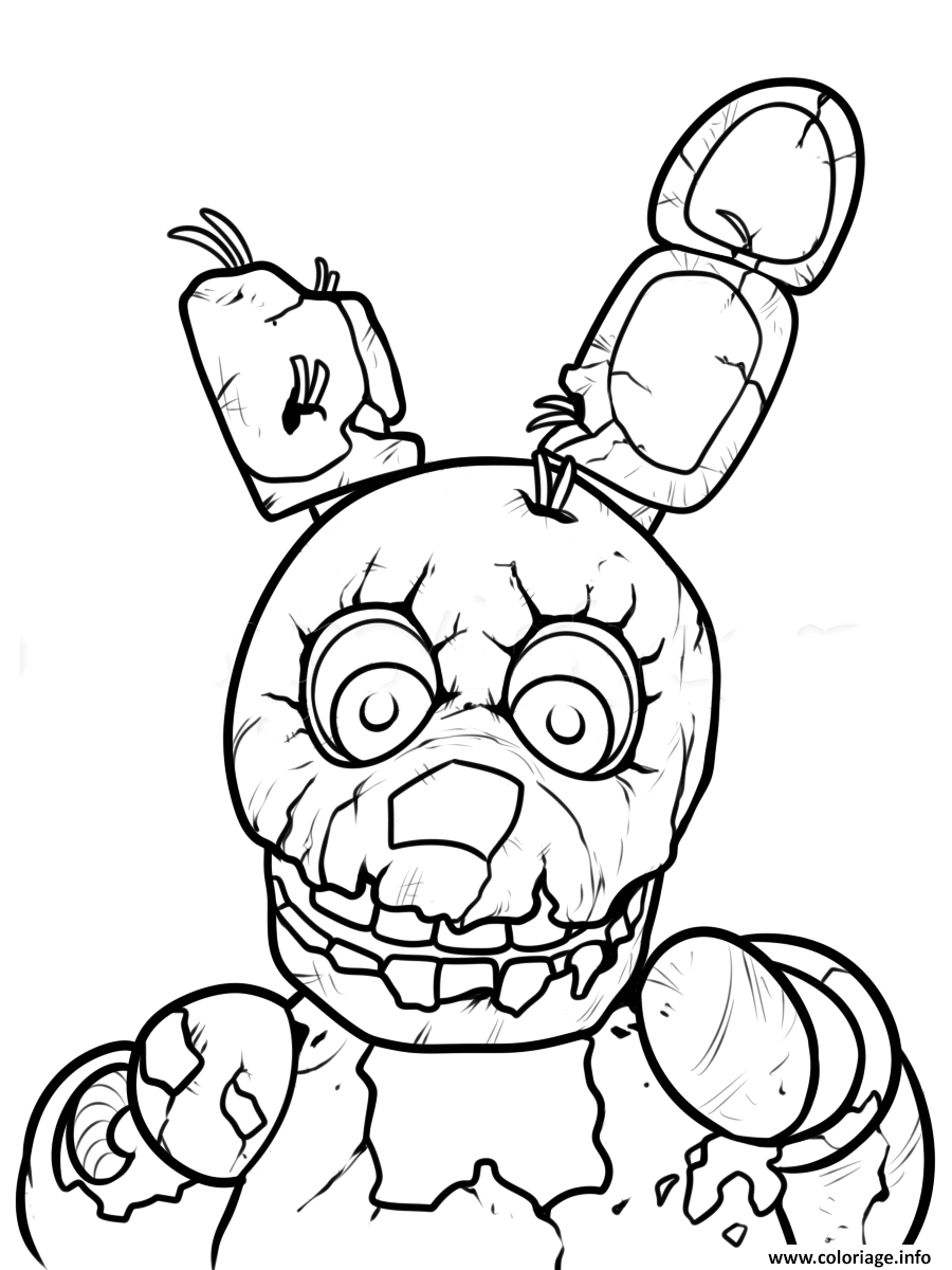 Dessin freddy five nights at freddys printable Coloriage Gratuit à Imprimer