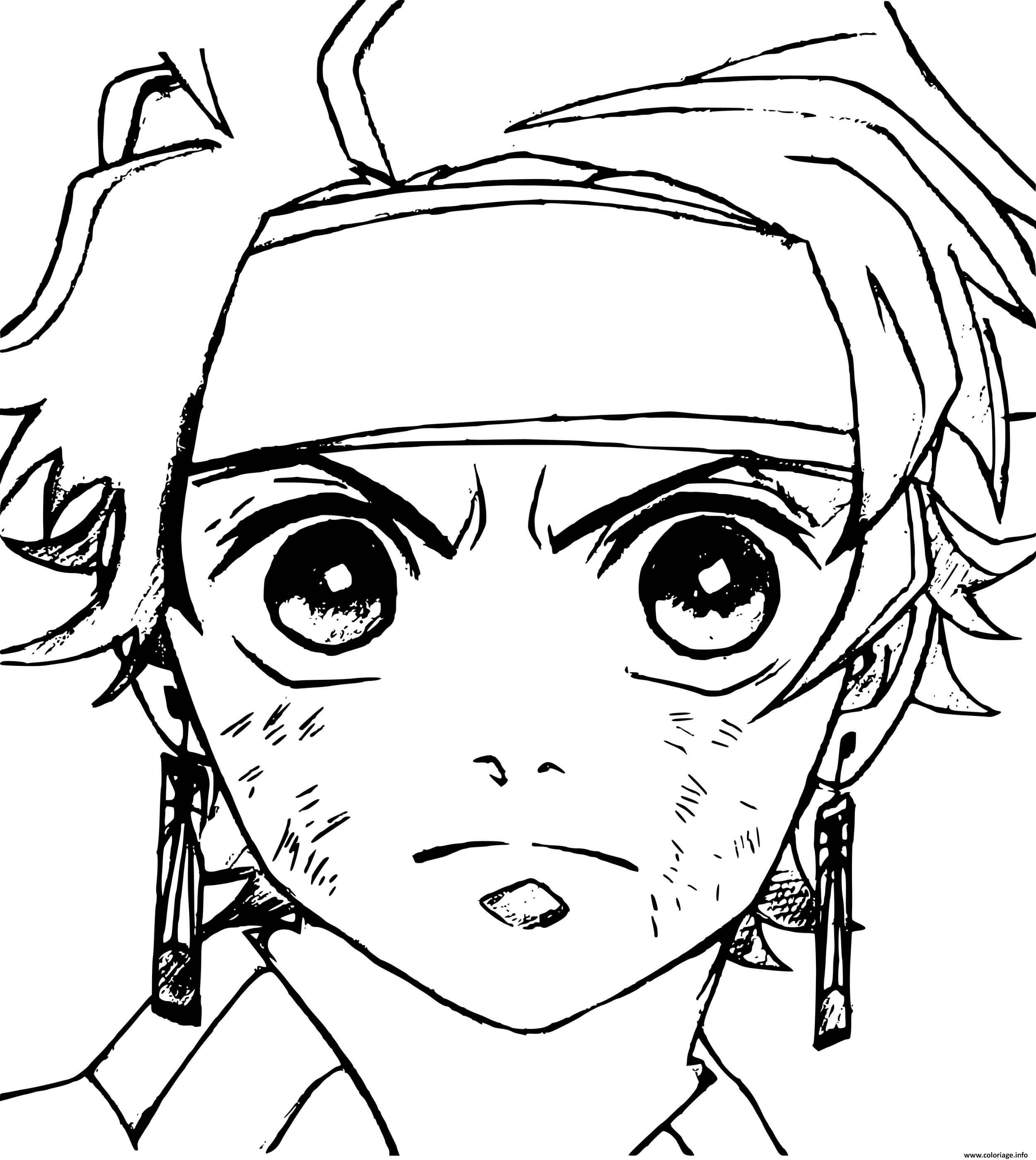 Coloriage Tangiro Komado Kimetsu No Yaib Dessin Demon Slayer Imprimer