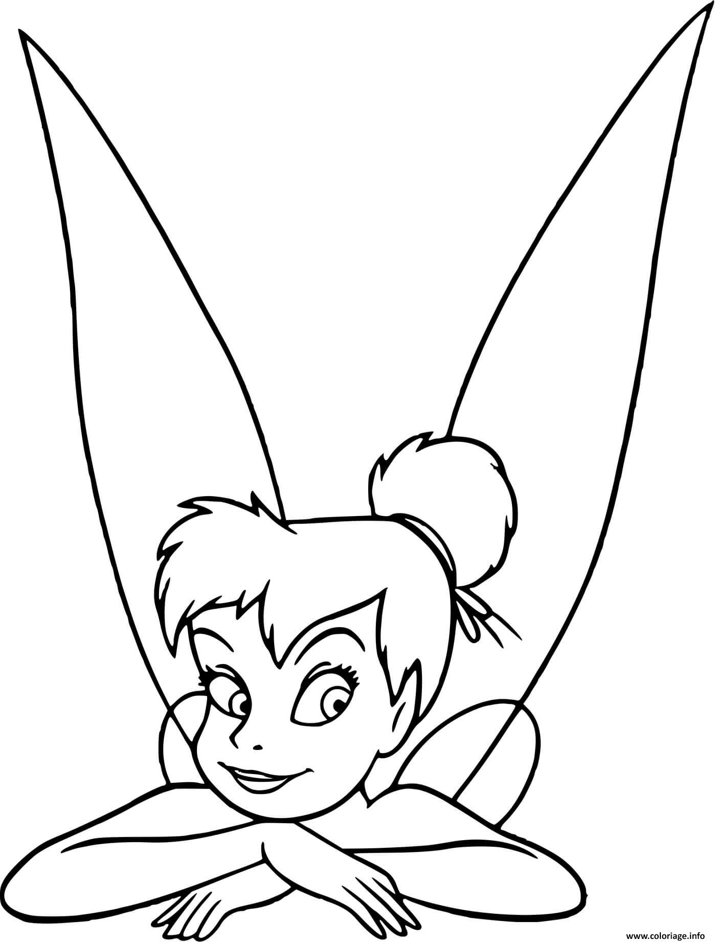 Coloriage La Fee Clochette Dessin Peter Pan Imprimer