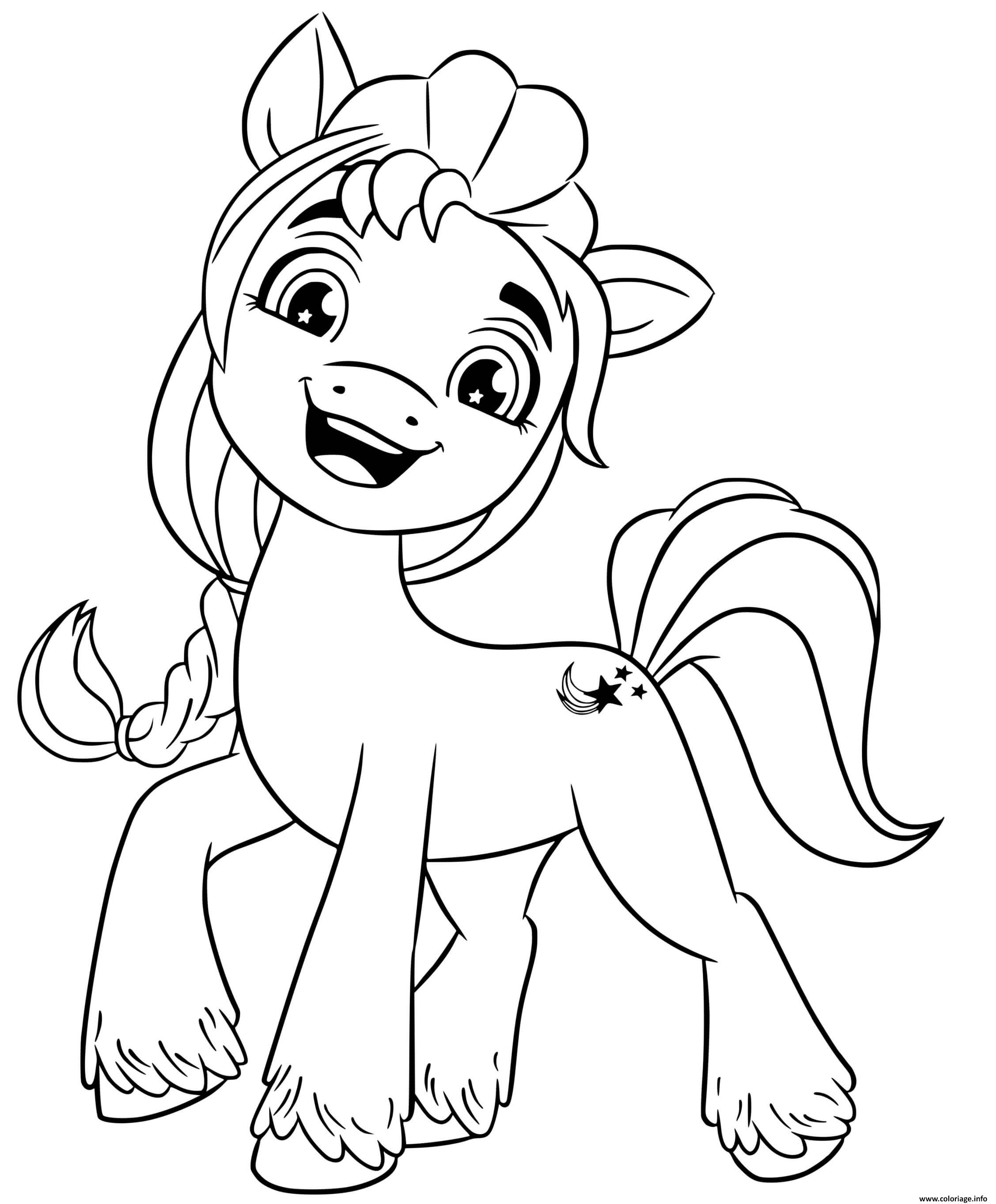 Dessin sunny starscout aime aventure mlp 5 Coloriage Gratuit à Imprimer