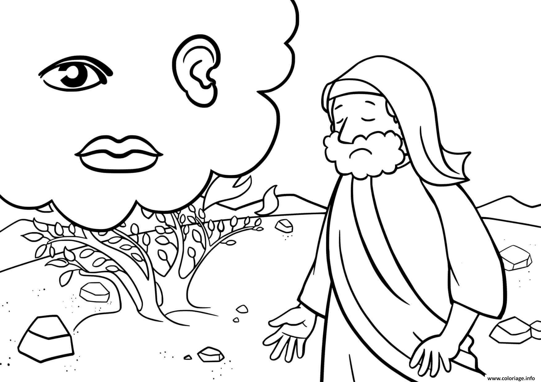 Dessin Doubt of Moses Exodus 4_10 17_02 Coloriage Gratuit à Imprimer