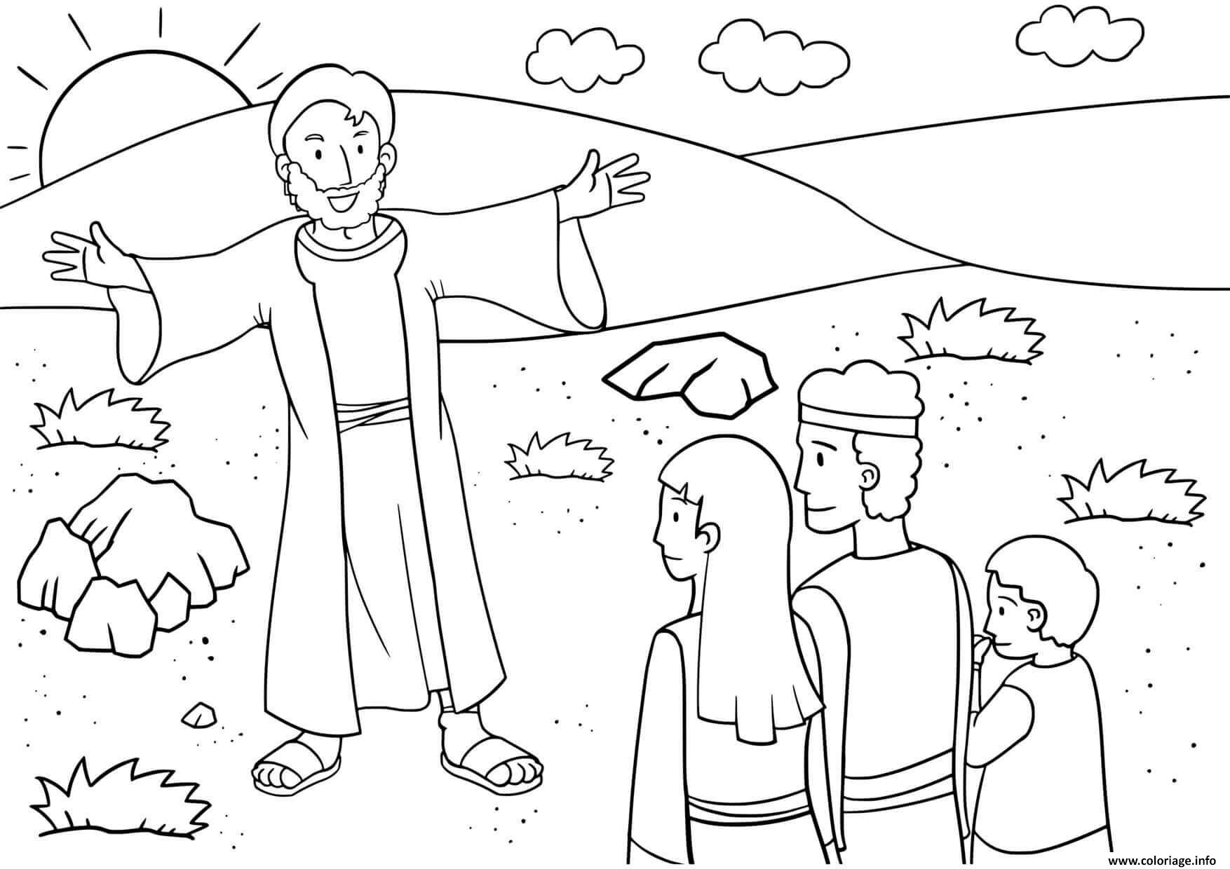 Dessin Back to Bethel Genesis 35_1 5_02 Coloriage Gratuit à Imprimer