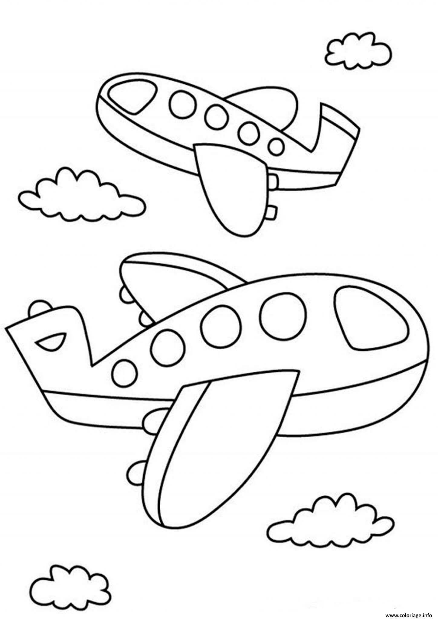 Coloriage magique : avion